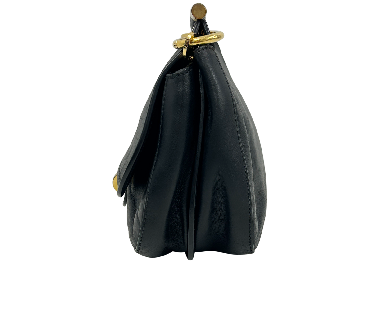 Bandolera Bandolera, 320&euro;, Bolso, Negro, Animal - Piel, Vista inferior